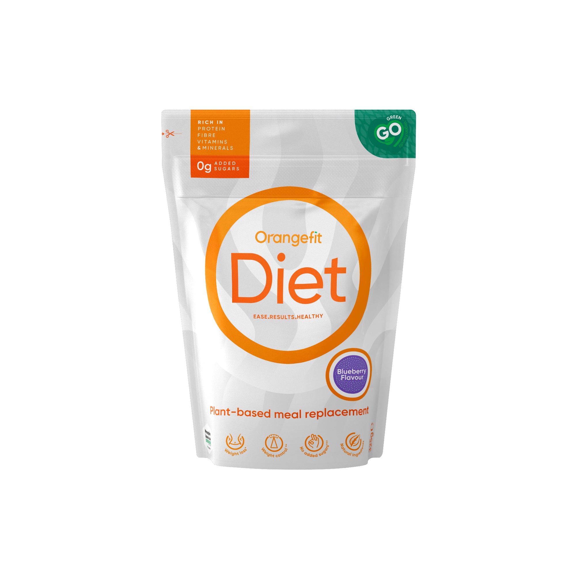 Orangefit Diet shake blueberry 325 gram