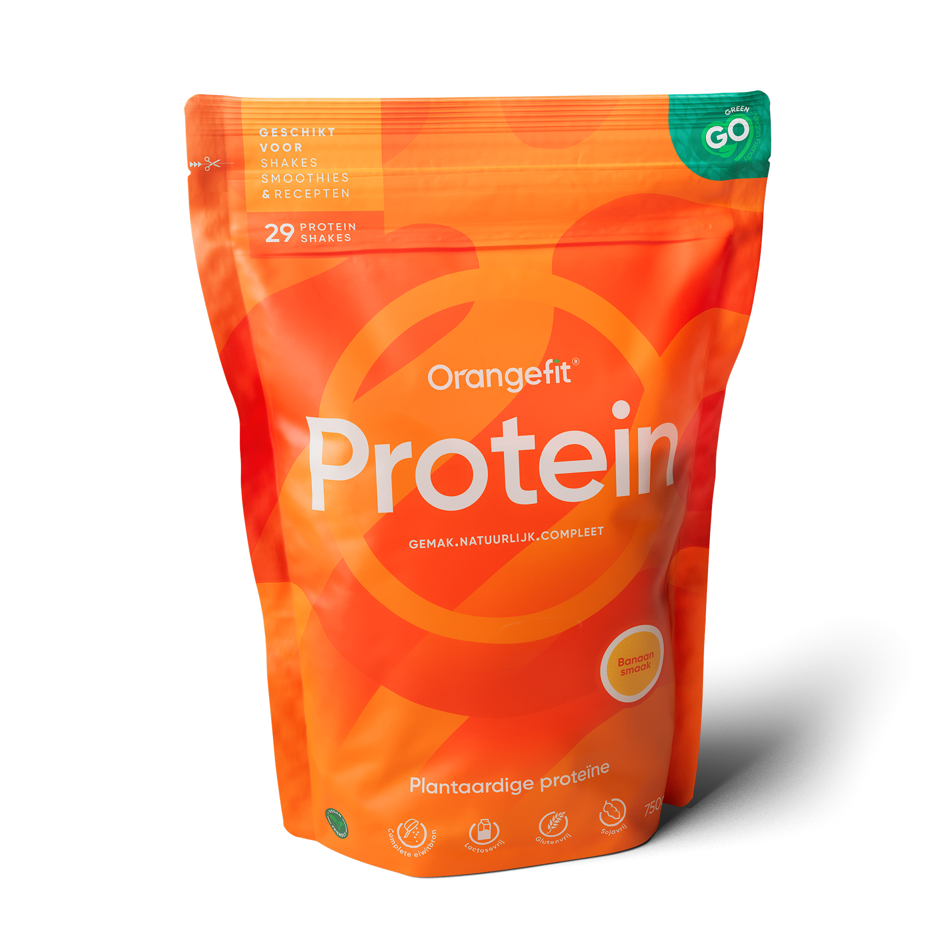 Orangefit Protein shake banana 750 gram