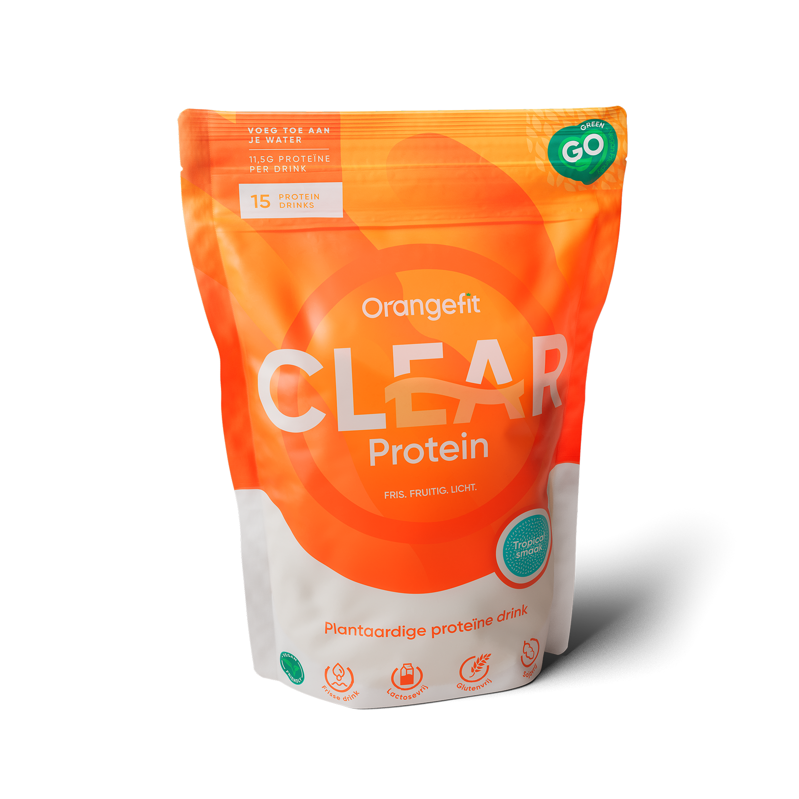 Orangefit Clear protein tropical 240 gram