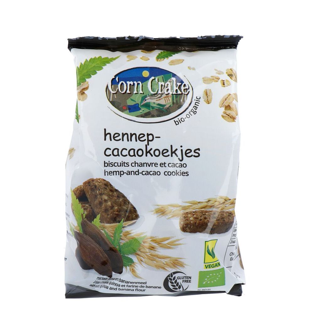 Corn Crake Hennep Cacao Koekjes 150 gr