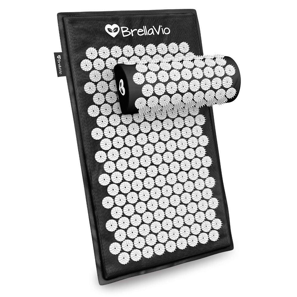 BrellaVio Spijkermat Set Zwart 1 st