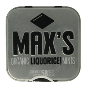 Max Mints Liquorice blikje vierkant 35 gram