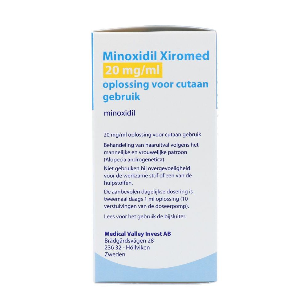 Xiromed Minoxidil Oplossing voor Cutaan Gebruik 60 ml