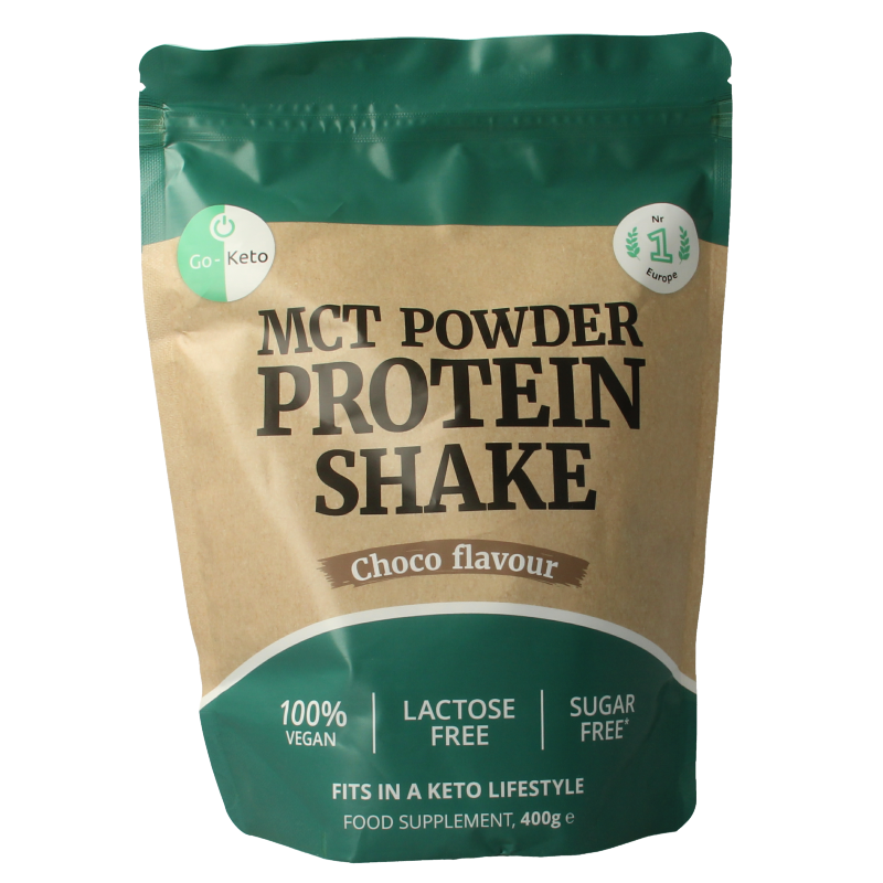 Go-Keto Proteine poeder premium shake choco vegan 400 gram