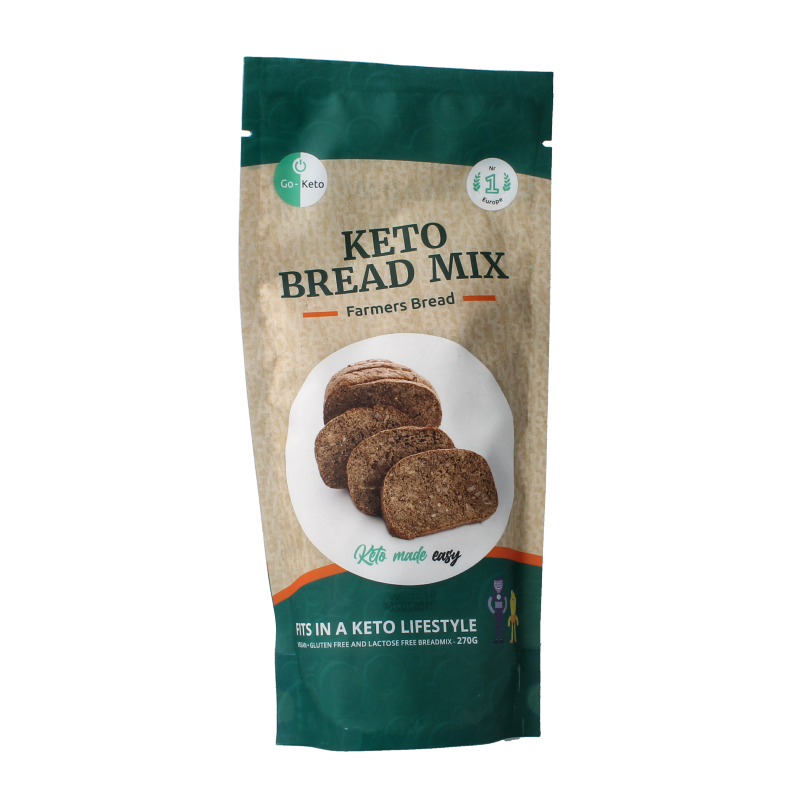 Go-Keto Brood bak mix boeren brood keto koolhydraatarm 270 gram