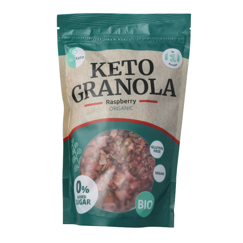 Go-Keto Granola framboos bio 290 gram