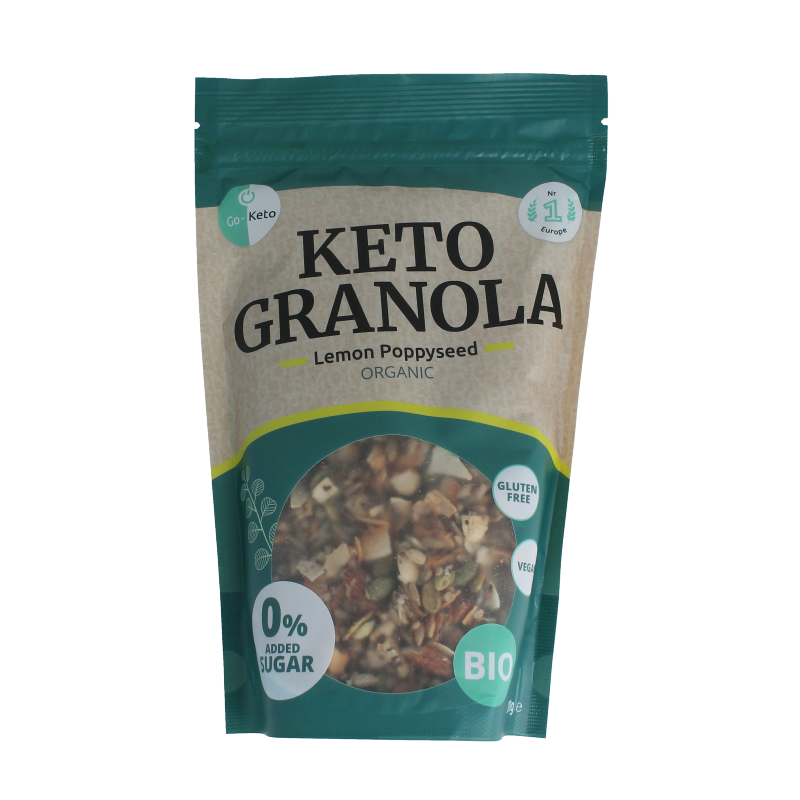 Go-Keto Granola citroen maanzaad bio 290 gram