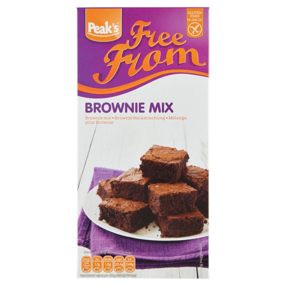 Peak's Free From Brownie Mix 400 gr - Peaks Free