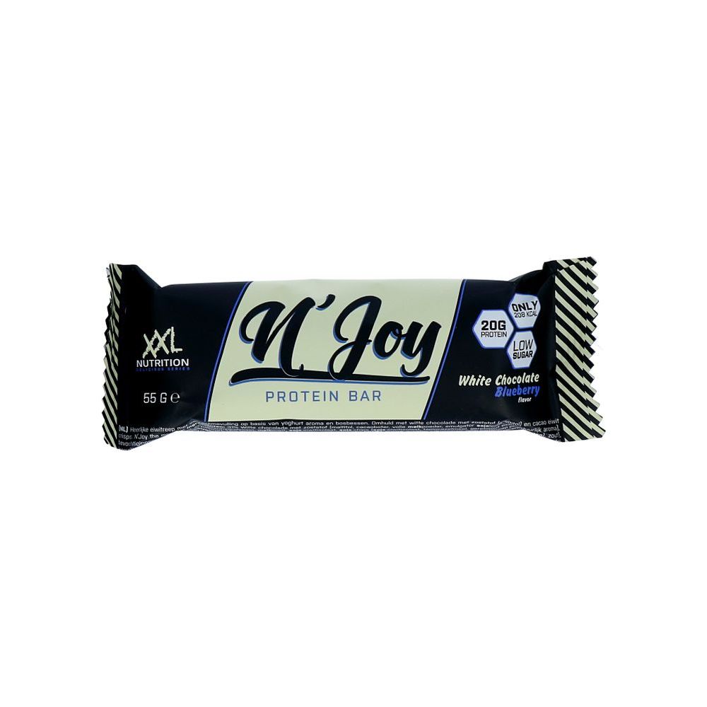 Xxl Nutrition N'Joy Protein Bar White Chocolate & Blueberry 55 gram