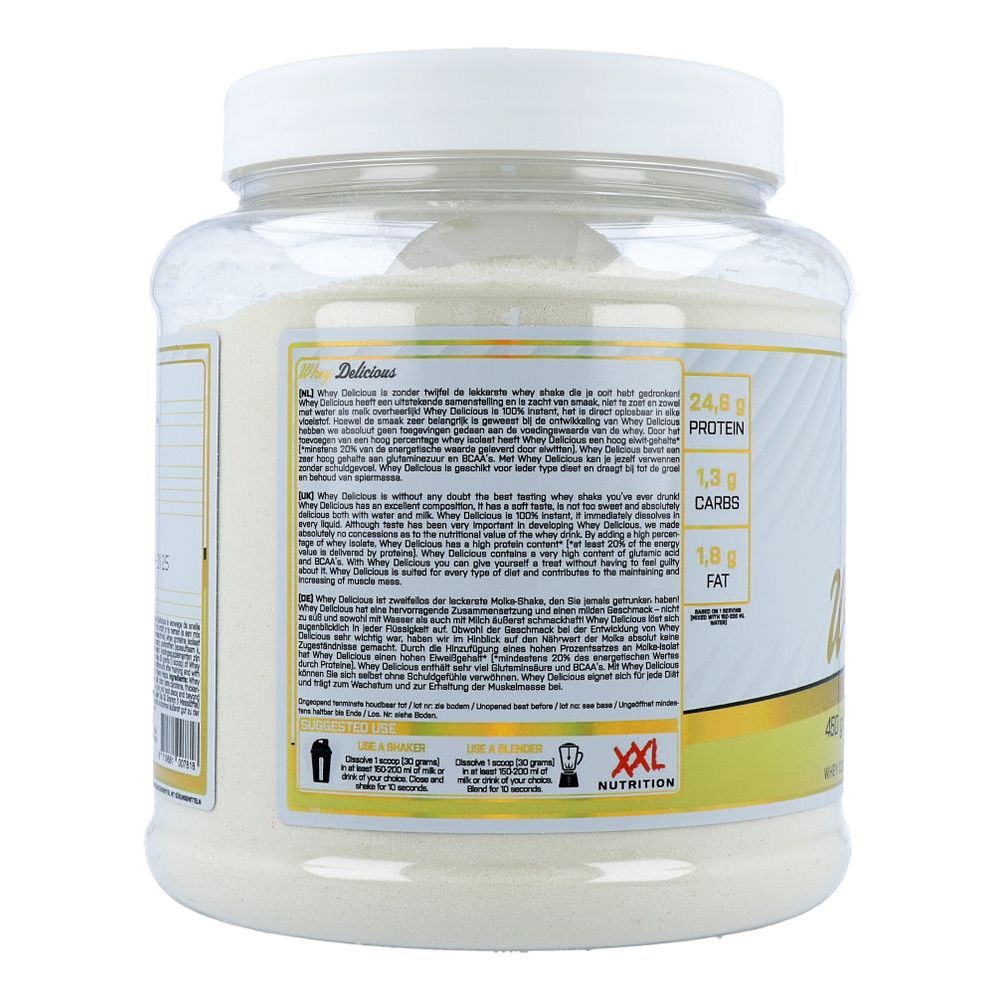 Xxl Nutrition Whey Delicious Banana 450 gram
