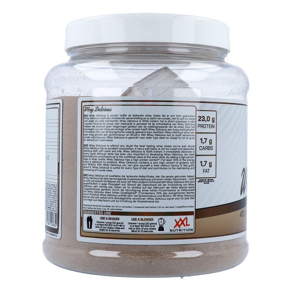 Xxl Nutrition Whey Delicious Chocolate 450 gram