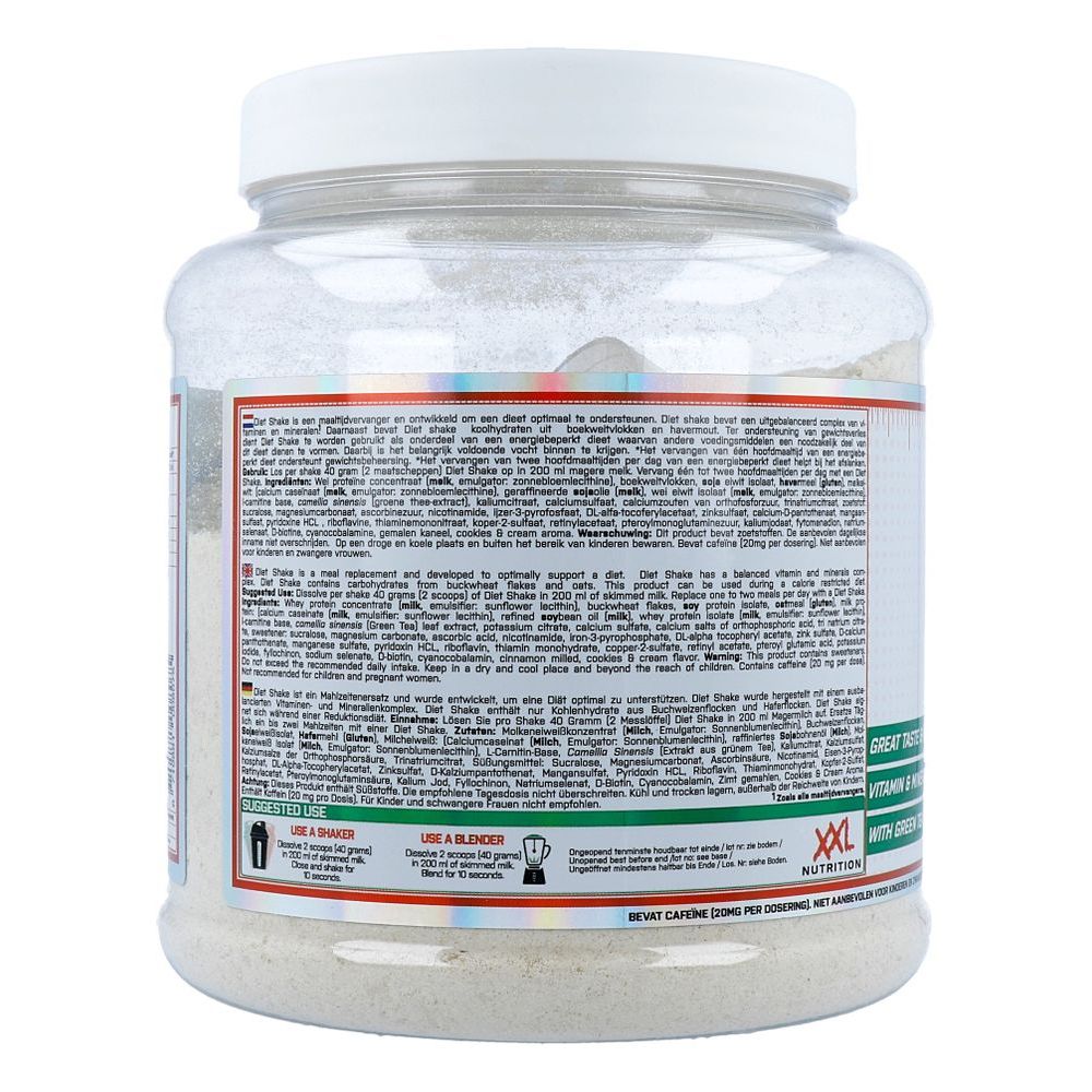 Xxl Nutrition Diet Shake Cookies & Cream 480 gram