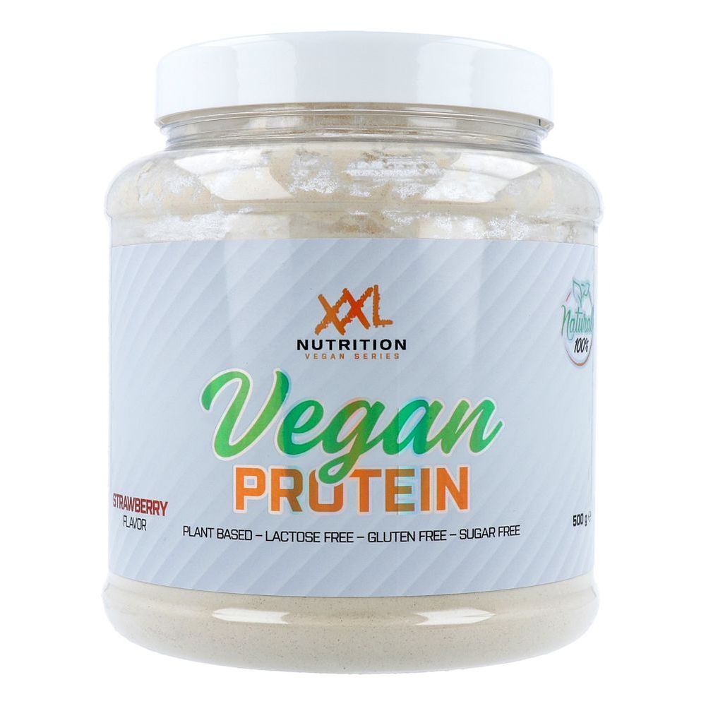 XXL Nutrition Vegan Fit Protein Aardbei 500 gr