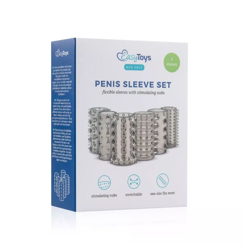 EasyToys Penis Sleeve Set 6-delig 1 st