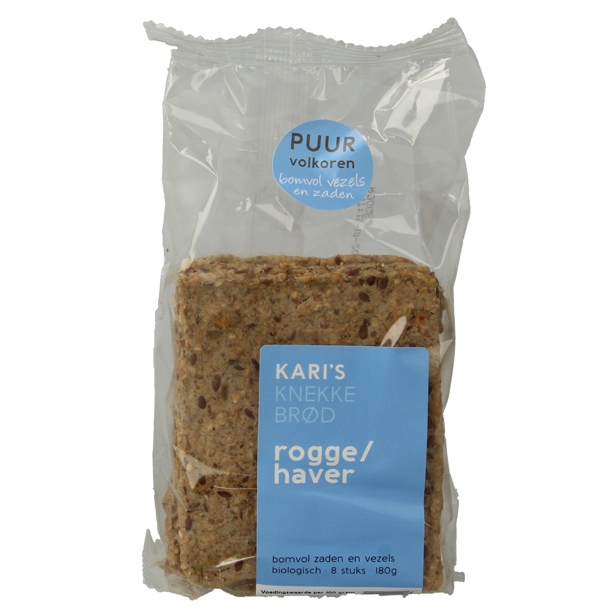 Kari's Crackers Knackebrod rogge/haver bio180 gram