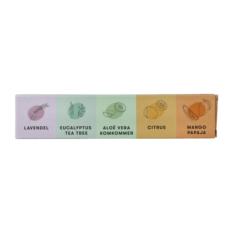 Shampoobars Shampoo bars proefpakket 5 x 12  50 gram