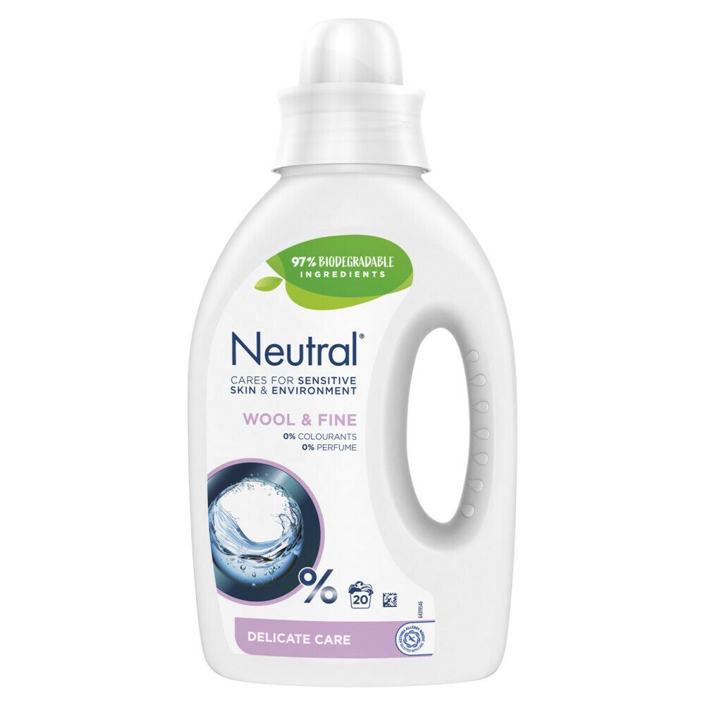 Neutral Vloeibaar Wasmiddel Wol & Fijn 1 lt