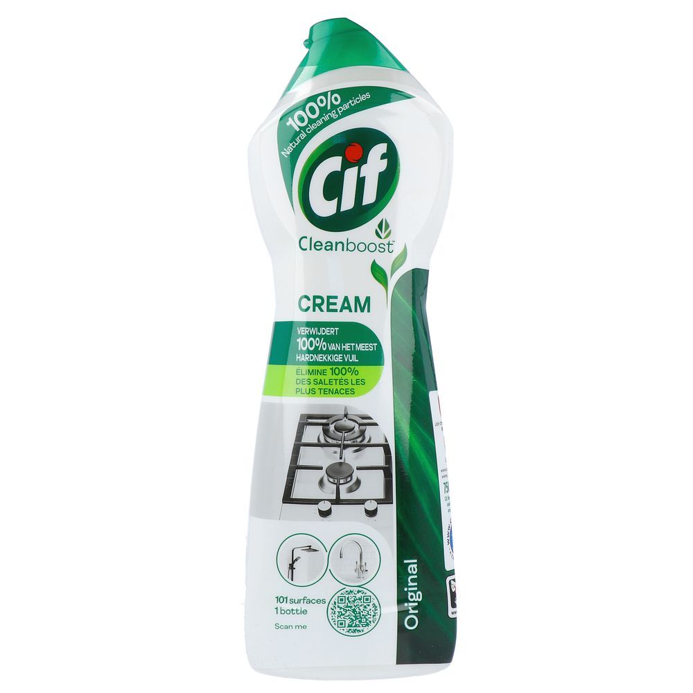 Cif CleanBoost Cream Schuurmiddel Original 750 ml