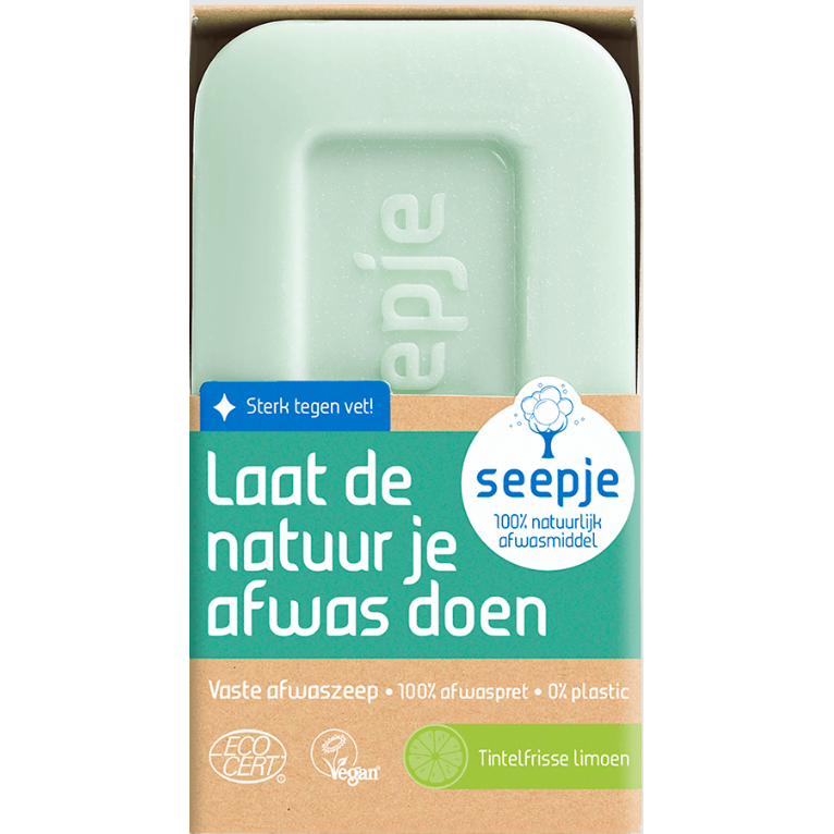 Seepje Afwaszeep 'Tintelfrisse Limoen Geur' 120 gr