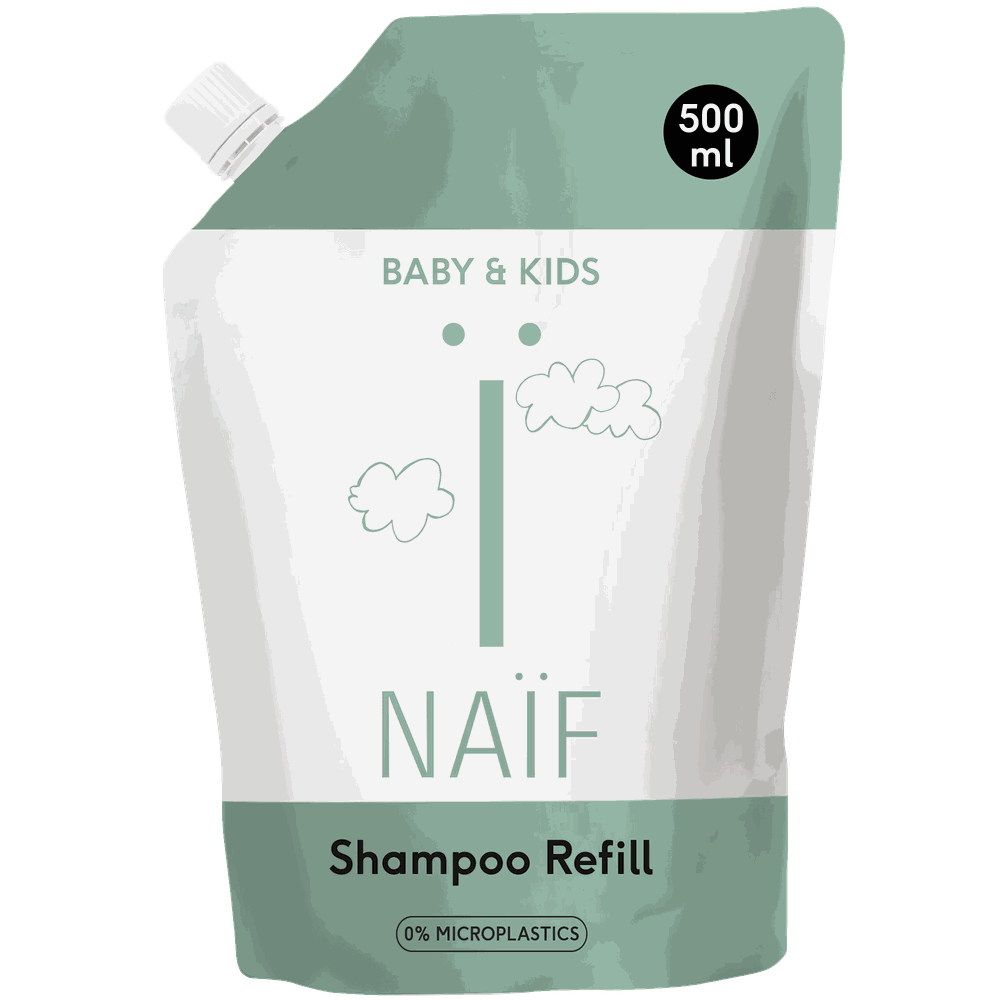 Naïf Voedende Shampoo voor Baby & Kids Navulverpakking 500 ml