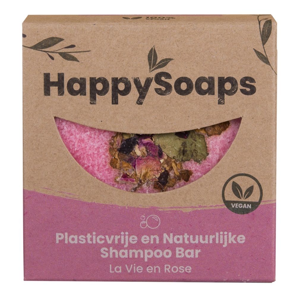 Happysoaps La Vie En Rose Shampoo Bar 70 gr
