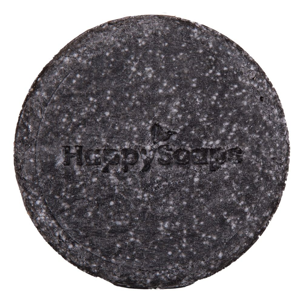 Happysoaps Charming Charcoal & Sweet Sandal - Shampoo Bar 70 gr