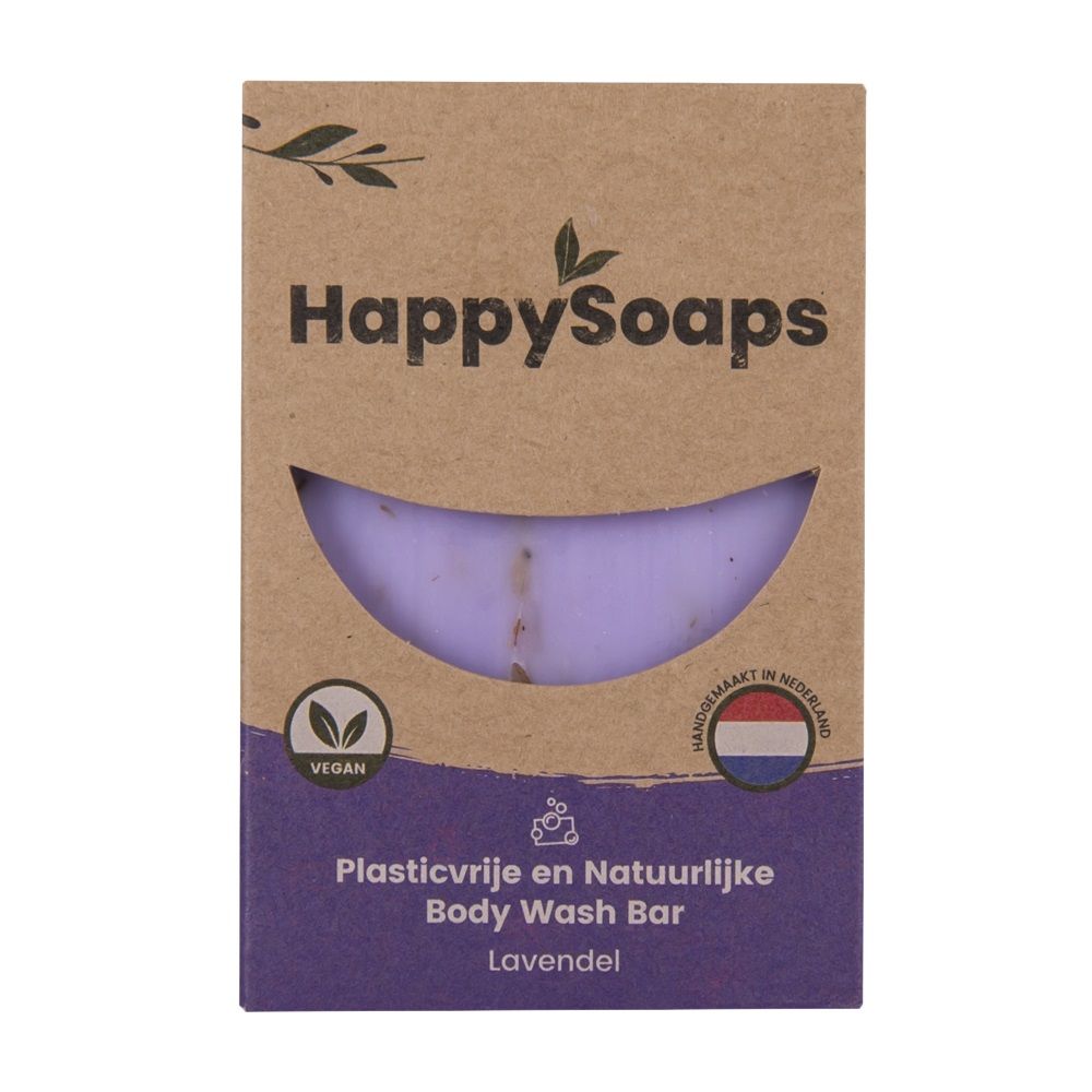 Happysoaps Happy Body Wash Bar - Lavendel 100 gr
