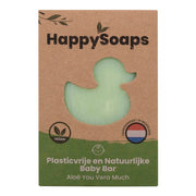 Happysoaps Baby Shampoo En Body Wash Bar – Aloë You Vera Much 80 gr