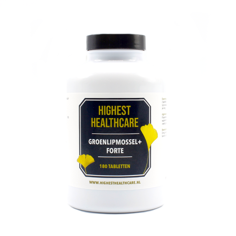 Highest Healthcare Groenlipmossel+ Forte 180 tb