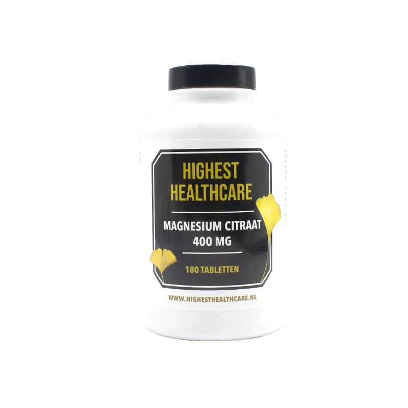 Highest Healthcare Magnesium Citraat 400mg 180 tb