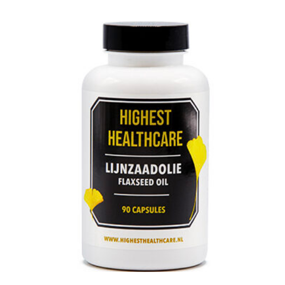 Highest Healthcare Lijnzaadolie 90 cp