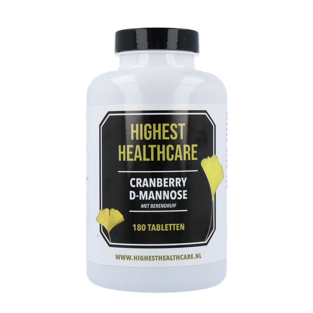 Highest Healthcare Cranberry D-Mannose 180 tb