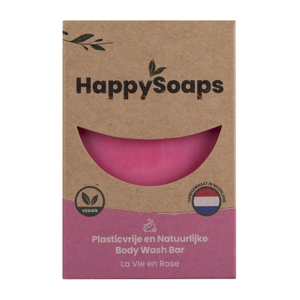 Happysoaps Body Wash Bar - La Vie En Rose 100 gr