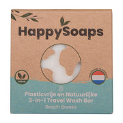 Happysoaps 3-In-1 Travel Wash Bar – Beach Breeze 40 gr