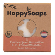 Happysoaps 3-In-1 Travel Wash Bar – Sweet Relaxation 40 gr