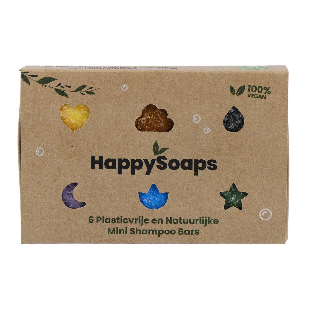 Happysoaps Mini Shampoo Bars 6 st