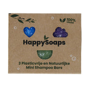 Happysoaps Mini Shampoo Bars 3 st