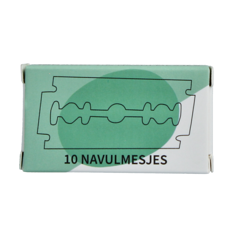 Shampoobars Safety razor mesjes navulling 10 stuks