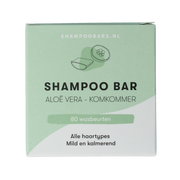Shampoobars Shampoo bar aloe vera & komkommer 60 gram