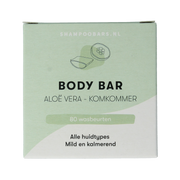 Shampoobars Body bar aloe vera & komkommer 60 gram
