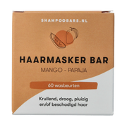 Shampoobars Haarmasker bar mango papaja 45 gram