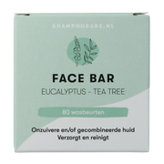 Shampoobars Face bar eucalyptus & tea tree 60 gram