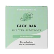 Shampoobars Face bar aloe vera & komkommer 60 gram
