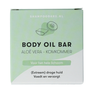 Shampoobars Body oil bar aloe vera & komkommer 45 gram