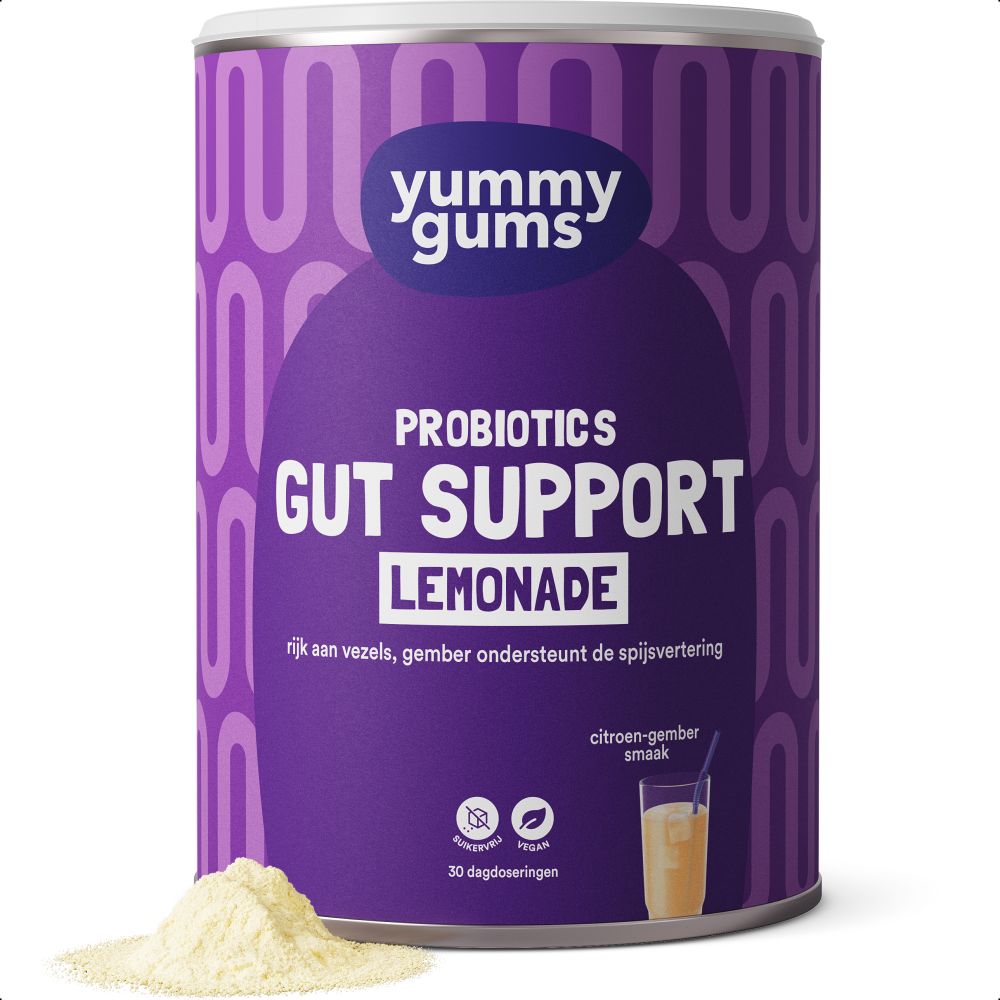 Yummy Gums Probiotics Gut Support Lemonade 240 gr
