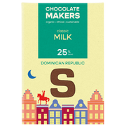 Chocolatemakers Sintletter melkchocolade 25% biologisch 100 gram
