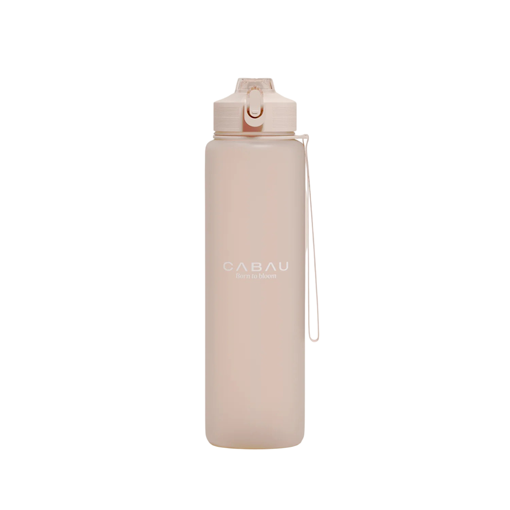 Cabau Lifestyle Bloom Water Bottle Beige 1 st