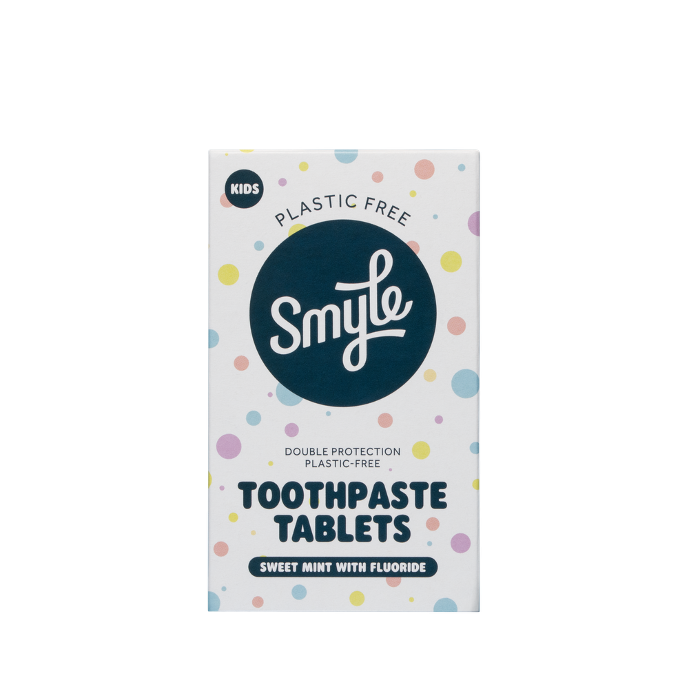 Smyle Toothpaste Tablets Kids Fresh Mint Fluoride Navulling 65 tb