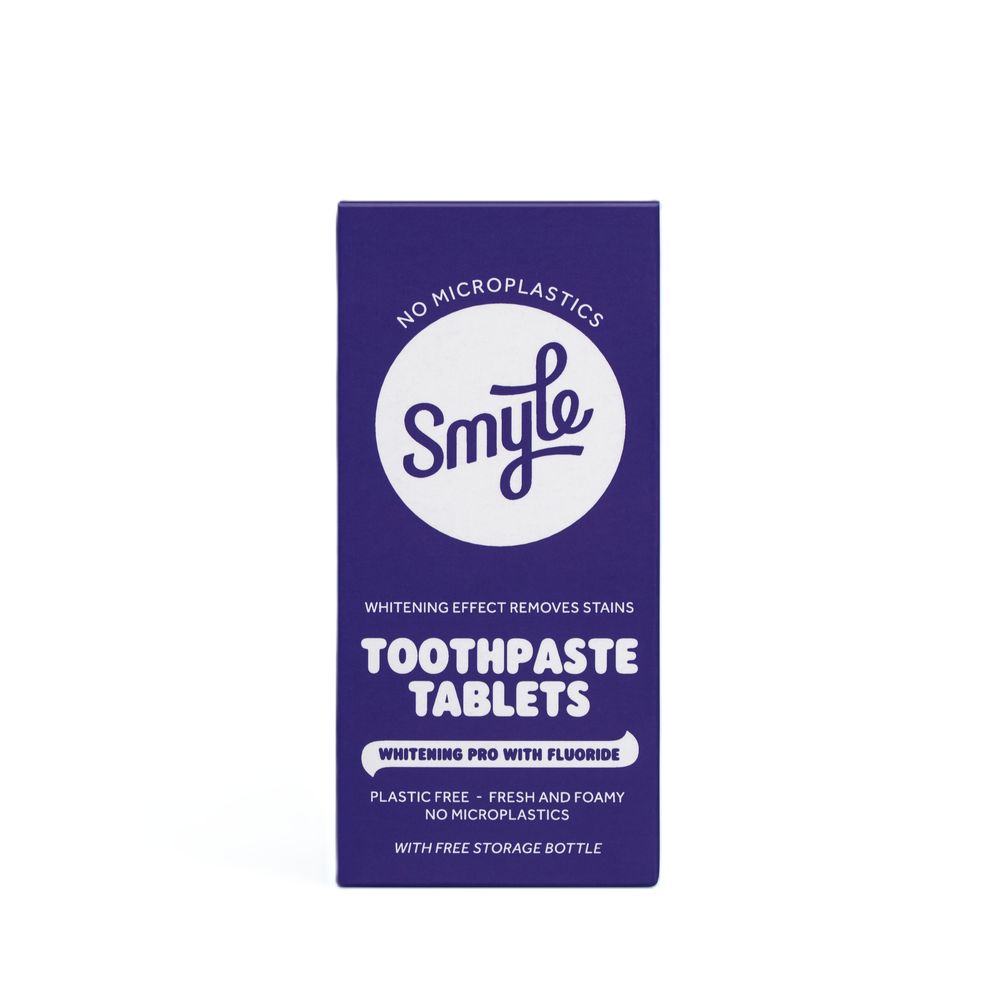 Smyle Toothpaste Tablets Whitening Pro Fluoride Navulling 63 tb