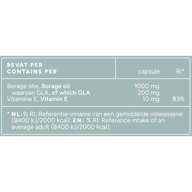 Mattisson Borage Olie 60 capsules